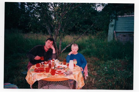 Илья Борецкий с отцом. Фото: личный архив