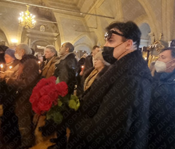 Юлиан на похоронах Лядовой. Фото: Феликс Грозданов/Дни.ру