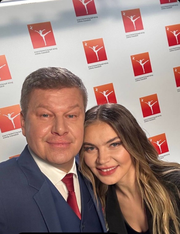 Алина Кабаева и Дмитрий Губерниев. Фото: соцсети / @guberniev_dmitry