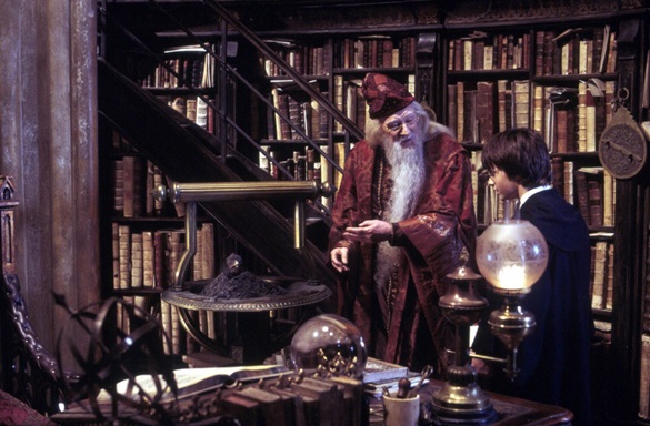 Ричард Харрис. Фото: кадр из фильма "Гарри Поттер и Тайная комната"